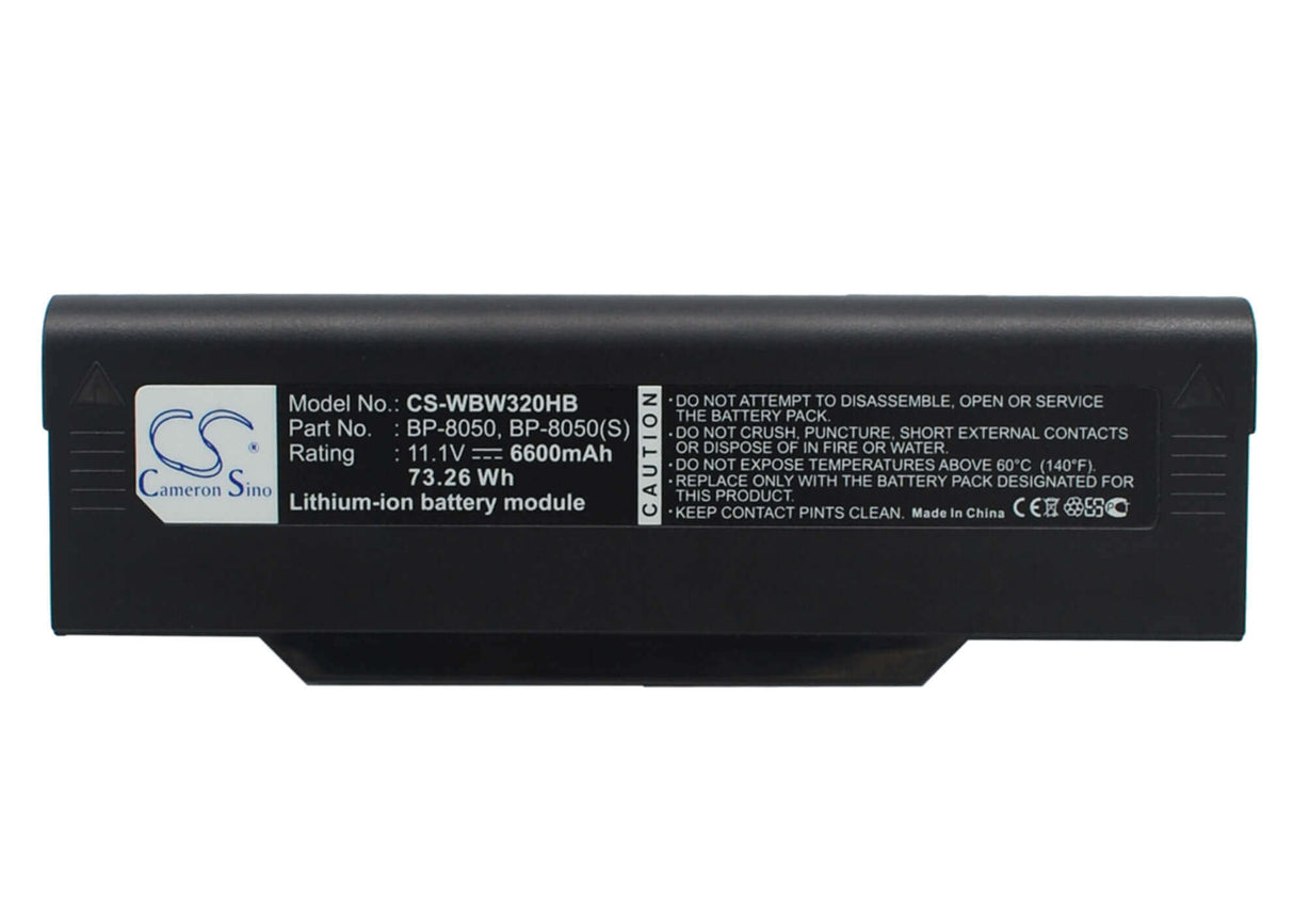 Black Battery For Benq A32e 11.1v, 6600mah - 73.26wh Notebook, Laptop Cameron Sino Technology Limited (Suspended)   