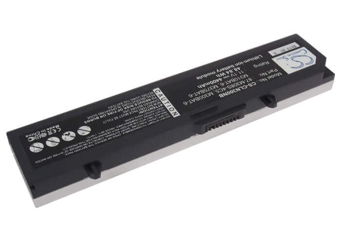 Black Battery For Clevo M300n, M310n, M350b 11.1v, 4400mah - 48.84wh Notebook, Laptop Cameron Sino Technology Limited (Suspended)   