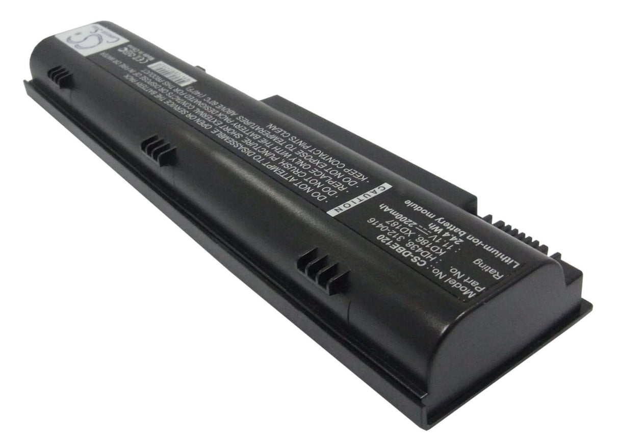 Black Battery For Dell Inspiron 1300, Inspiron B120, Inspiron B130 11.1v, 2200mah - 24.42wh Batteries for Electronics Cameron Sino Technology Limited (Suspended)   