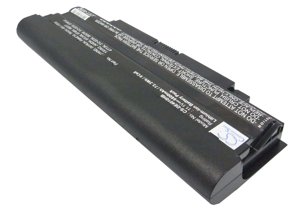 Black Battery For Dell Inspiron 13r, Inspiron 13r N3010, Inspiron 13r N3010d 11.1v, 6600mah - 73.26wh Batteries for Electronics Cameron Sino Technology Limited   