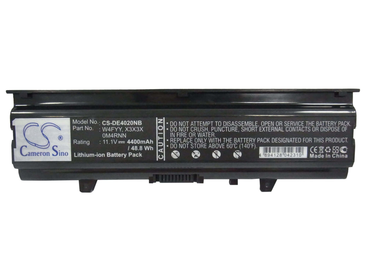 Black Battery For Dell Inspiron 14v, Inspiron 14r-346, Inspiron 14vr 11.1v, 4400mah - 48.84wh Batteries for Electronics Cameron Sino Technology Limited   