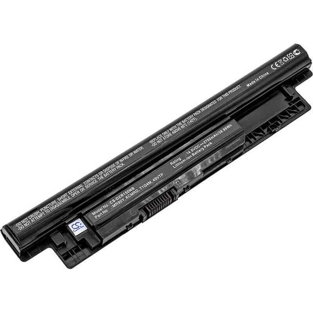 Black Battery For Dell Inspiron 15rv, Inspiron 15 3521, Inspiron 15rv-1667blk 14.8v, 2200mah - 32wh Batteries for Electronics Cameron Sino Technology Limited   