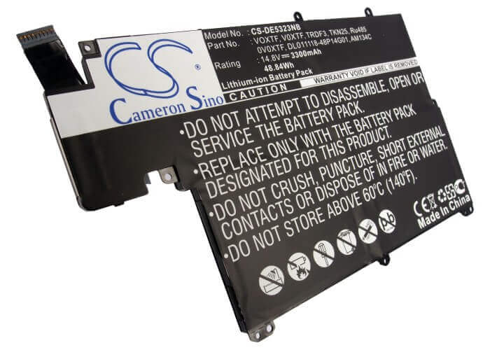 Black Battery For Dell Inspiron 5323, Inspiron 13z-5323, Vostro V3360 14.8v, 3300mah - 48.84wh Batteries for Electronics Cameron Sino Technology Limited   