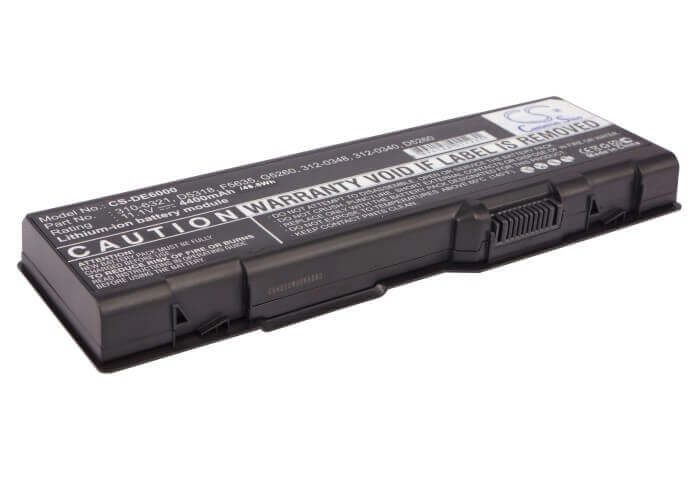 Black Battery For Dell Inspiron 6000, Inspiron 9200, Inspiron 9300 11.1v, 4400mah - 48.84wh Batteries for Electronics Cameron Sino Technology Limited   