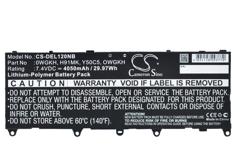 Black Battery For Dell Latitude 10e, Latitute 10-st2e 7.4v, 4050mah - 29.97wh Batteries for Electronics Cameron Sino Technology Limited (Suspended)   