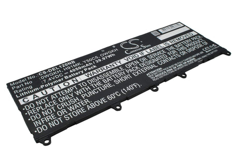 Black Battery For Dell Latitude 10e, Latitute 10-st2e 7.4v, 4050mah - 29.97wh Batteries for Electronics Cameron Sino Technology Limited (Suspended)   