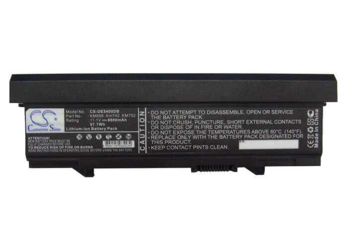 Black Battery For Dell Latitude E5400, Latitude E5500 11.1v, 8800mah - 97.68wh Batteries for Electronics Cameron Sino Technology Limited (Suspended)   