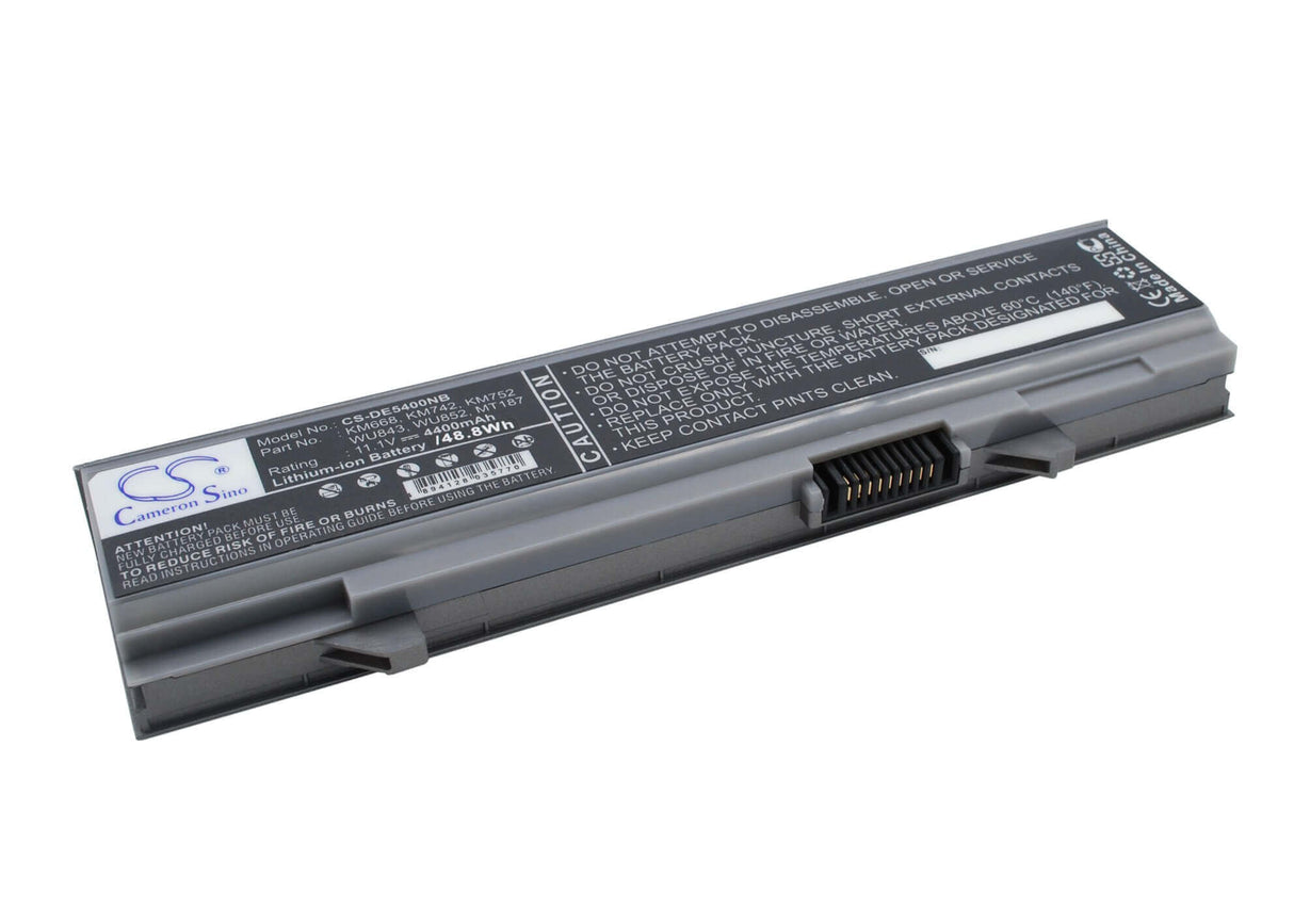 Black Battery For Dell Latitude E5400, Latitude E5500, Latitude E5410 11.1v, 4400mah - 48.84wh Batteries for Electronics Cameron Sino Technology Limited   