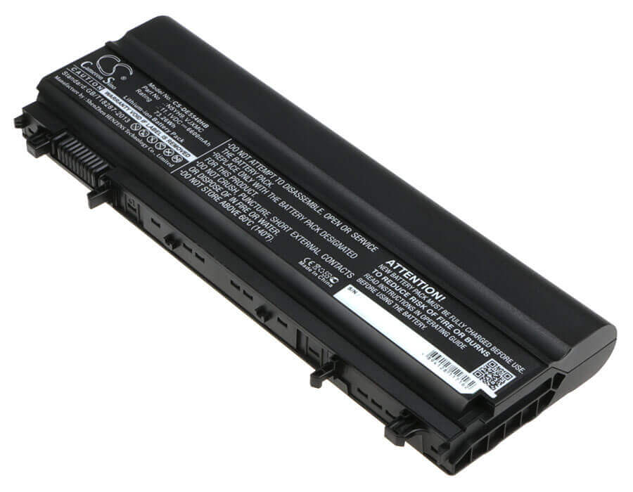 Black Battery For Dell Latitude E5440, Latitude E5540 11.1v, 6600mah - 73.26wh Batteries for Electronics Cameron Sino Technology Limited   