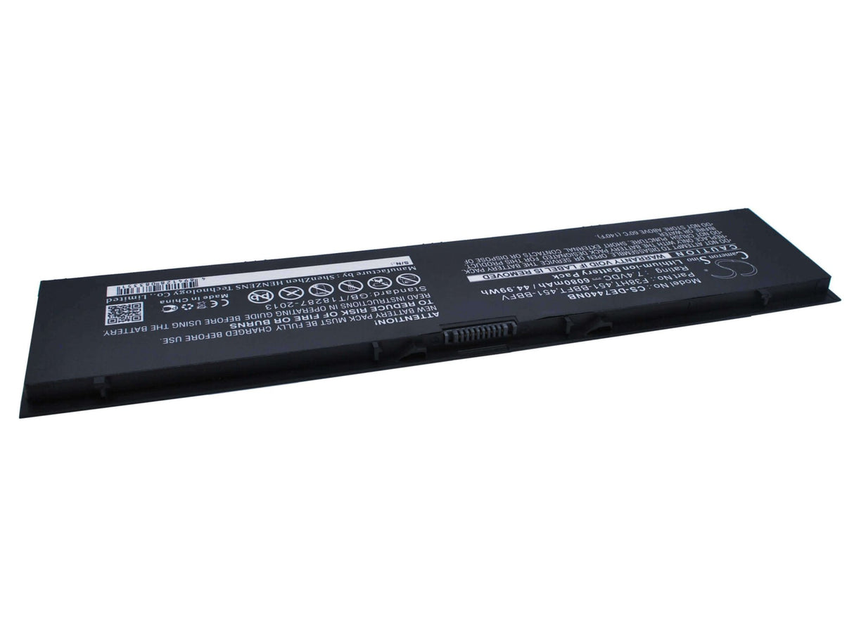 Black Battery For Dell Latitude E7440, Latitude 14 7000, Latitude E7450 7.4v, 6080mah - 44.99wh Batteries for Electronics Cameron Sino Technology Limited   