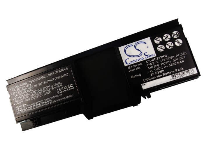 Black Battery For Dell Latitude Xt, Latitude Xt2 11.1v, 3300mah - 36.63wh Batteries for Electronics Cameron Sino Technology Limited   