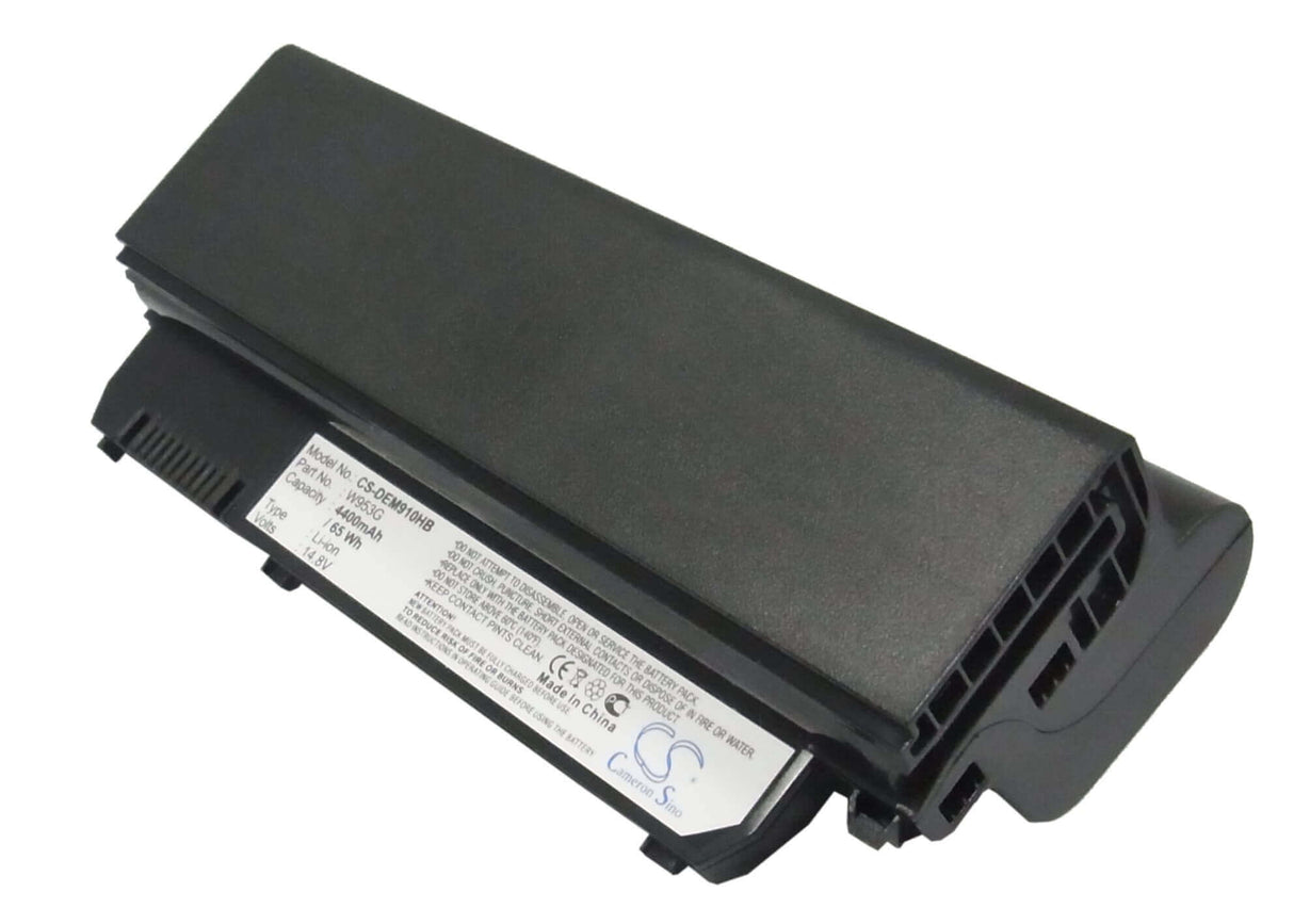 Black Battery For Dell Mini 9, Inspiron 910, Pp39s 14.8v, 4400mah - 65.12wh Batteries for Electronics Cameron Sino Technology Limited   