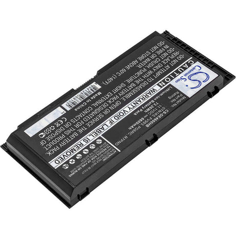 Black Battery For Dell Precision M4600, Precision M4700, Precision M6600 11.1v, 6600mah - 73.26wh Notebook, Laptop Cameron Sino Technology Limited   