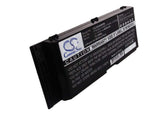 Black Battery For Dell Precision M4600, Precision M4700, Precision M6600 11.1v, 6600mah - 73.26wh Notebook, Laptop Cameron Sino Technology Limited   