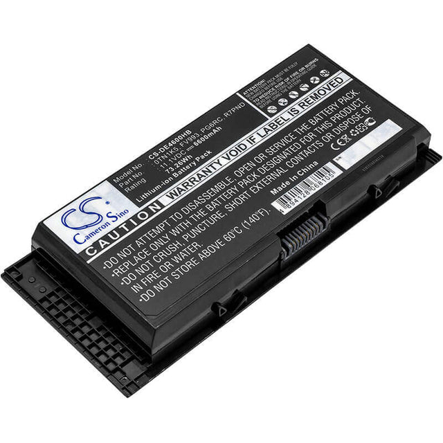 Black Battery For Dell Precision M4600, Precision M4700, Precision M6600 11.1v, 6600mah - 73.26wh Batteries for Electronics Cameron Sino Technology Limited   