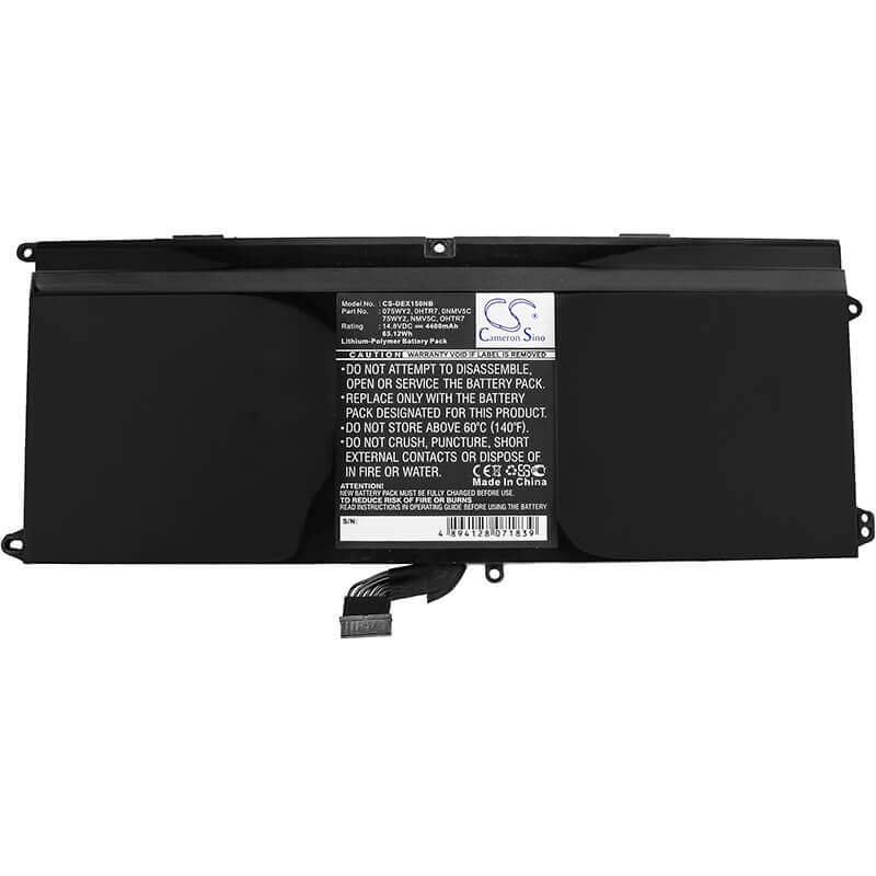 Black Battery For Dell Xps 15z, L511z 14.8v, 4400mah - 65.12wh Notebook, Laptop Cameron Sino Technology Limited   