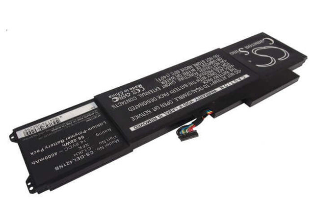 Black Battery For Dell Xps L421x, Xps 14-l421x, Xps P30g, Xps 14 Ultrabook 14.8v, 4600mah - 68.08wh Batteries for Electronics Cameron Sino Technology Limited   