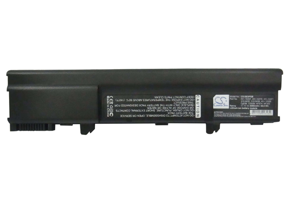 Black Battery For Dell Xps M1210 11.1v, 4400mah - 48.84wh Batteries for Electronics Cameron Sino Technology Limited   