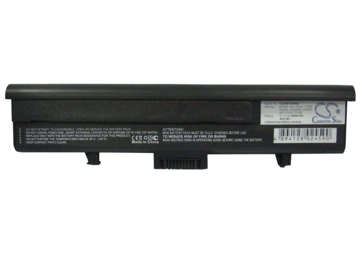 Black Battery For Dell Xps M1330, Inspiron 1318, Xps M1350 11.1v, 4400mah - 48.84wh Batteries for Electronics Cameron Sino Technology Limited   