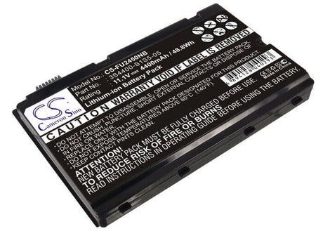 Black Battery For Fujit'su Amilo Pi2450, Amilo Xi2428, Amilo Xi2528 11.1v, 4400mah - 48.84wh Notebook, Laptop Cameron Sino Technology Limited   