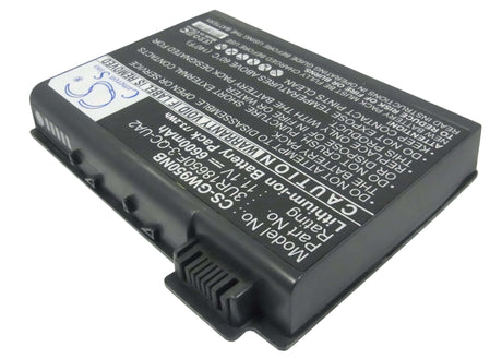 Black Battery For Gateway Solo 9500, Solo 9500cx, Solo 9550cl 11.1v, 6600mah - 73.26wh Batteries for Electronics Cameron Sino Technology Limited (Suspended)   