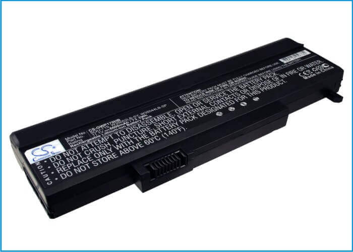 Black Battery For Gateway T6810, T6300, T6308c 11.1v, 6600mah - 73.26wh Notebook, Laptop Cameron Sino Technology Limited   