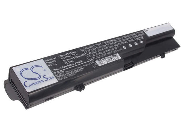 Black Battery For Hp 420, 425, 4320t 10.8v, 6600mah - 71.28wh Notebook, Laptop Cameron Sino Technology Limited   