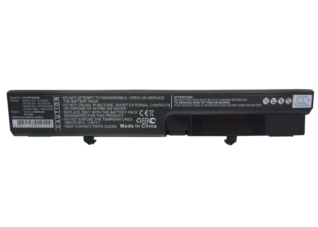 Black Battery For Hp 540, 541 10.8v, 4400mah - 47.52wh Notebook, Laptop Cameron Sino Technology Limited   