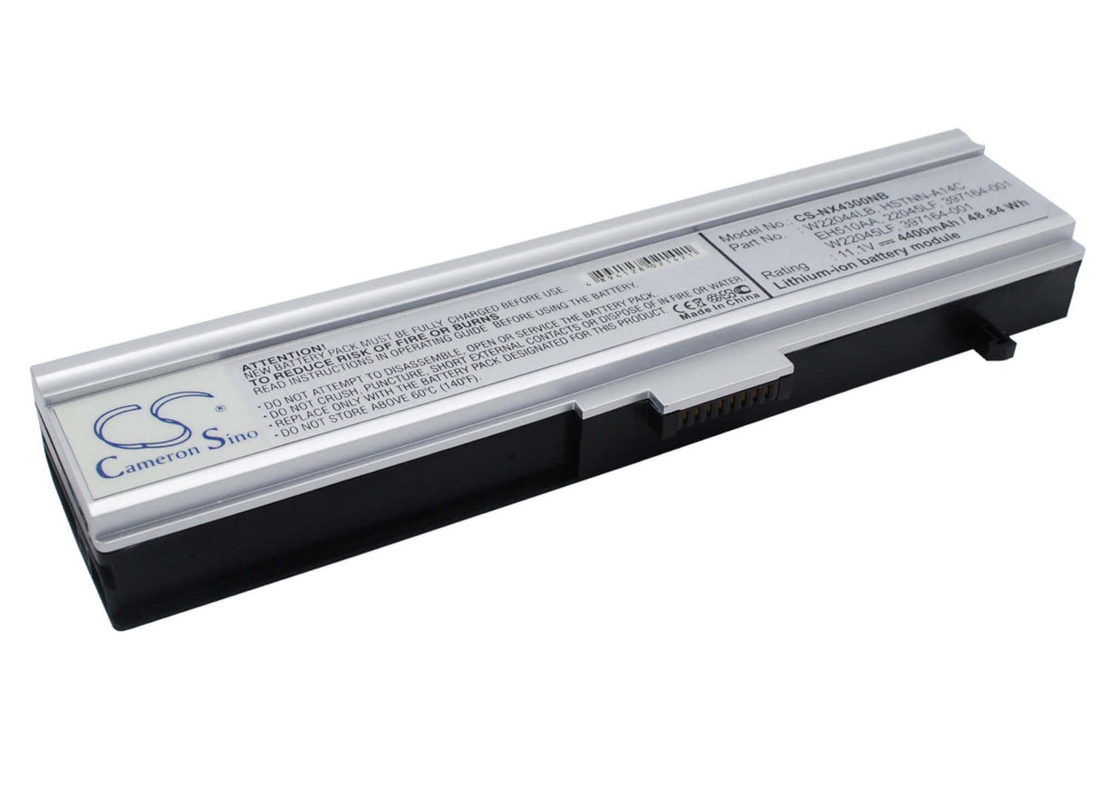 Black Battery For Hp Business Notebook Nx4300 11.1v, 4400mah - 48.84wh Notebook, Laptop Cameron Sino Technology Limited   