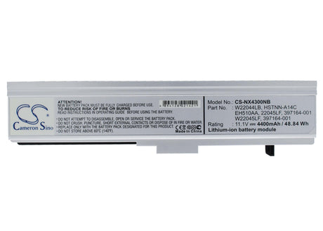 Black Battery For Hp Business Notebook Nx4300 11.1v, 4400mah - 48.84wh Notebook, Laptop Cameron Sino Technology Limited   