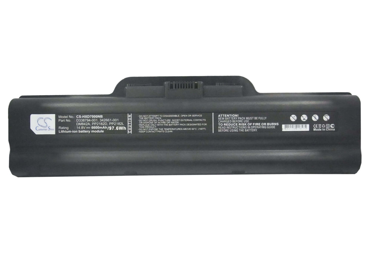 Black Battery For Hp Business Notebook Nx9500, Business Notebook Nx9500-pf030ua, Business Notebook Nx9500-pf031ua 14.8v, 6600mah Notebook, Laptop Cameron Sino Technology Limited   