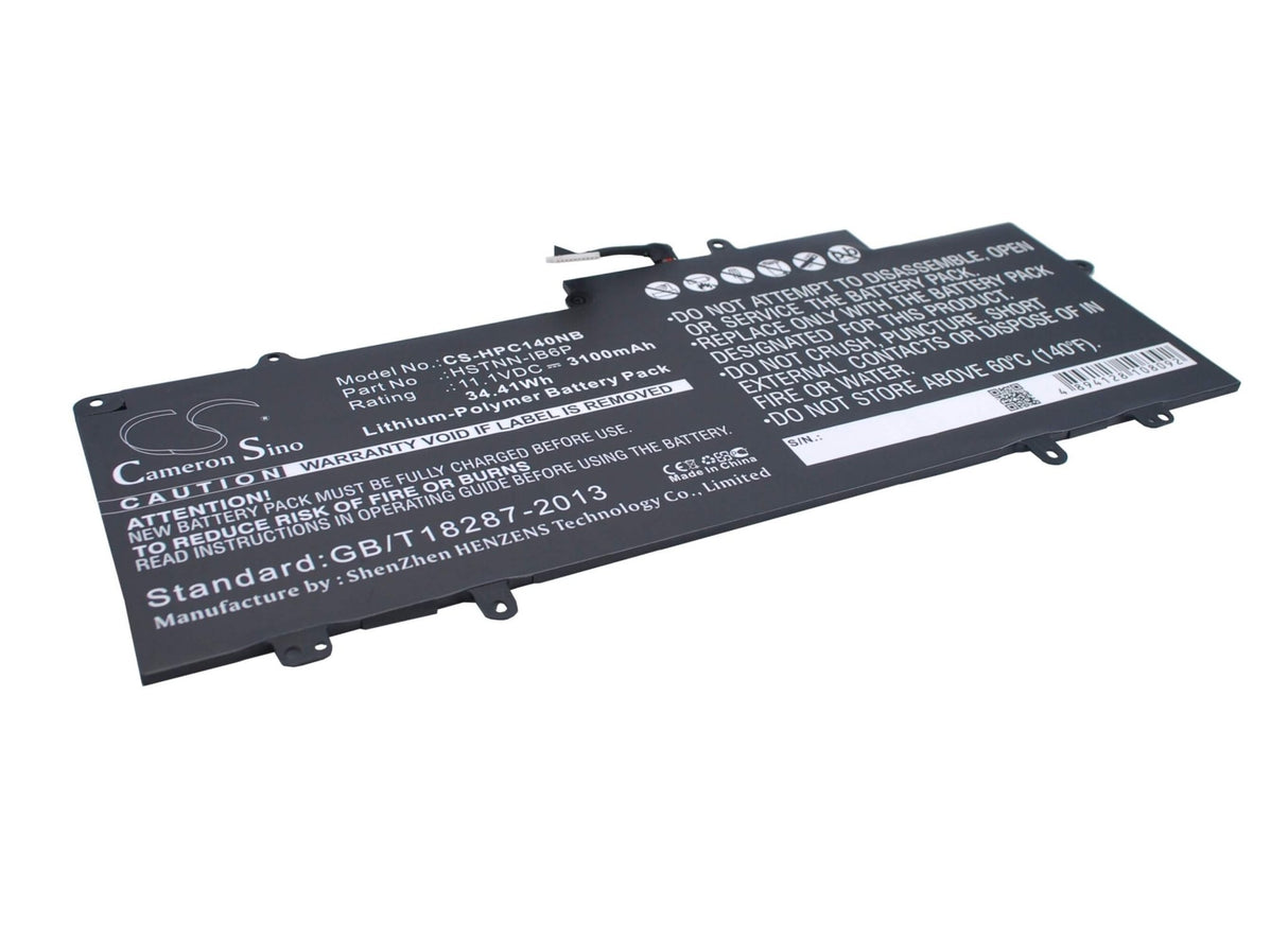 Black Battery For Hp Chromebook 14-x, Chromebook 14-q, Chromebook 14-x013dx 11.1v, 3100mah - 34.41wh Notebook, Laptop Cameron Sino Technology Limited   