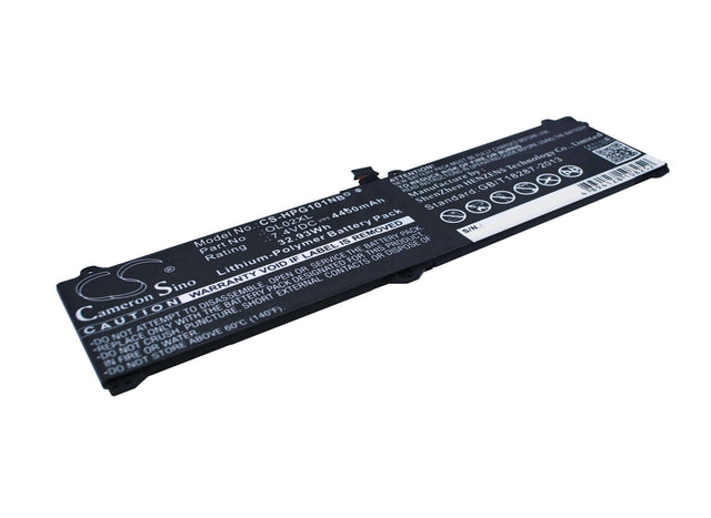 Black Battery For Hp Elite X2 G1, Elite X2 1011 G1, L8l94pa 7.4v, 4450mah - 32.93wh Notebook, Laptop Cameron Sino Technology Limited   