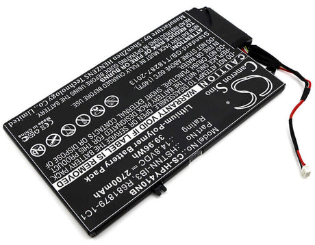 Black Battery For Hp Envy 1050ca , El04xl, Pn-c102 14.8v, 2700mah - 54.76wh Notebook, Laptop Cameron Sino Technology Limited   