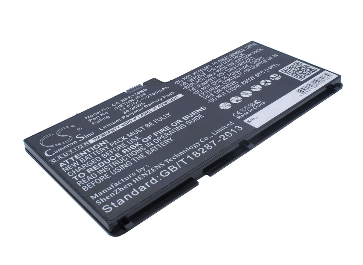 Black Battery For Hp Envy 13, Envy 13-1000, Envy 13-1001tx 14.8v, 2700mah - 39.96wh Notebook, Laptop Cameron Sino Technology Limited   