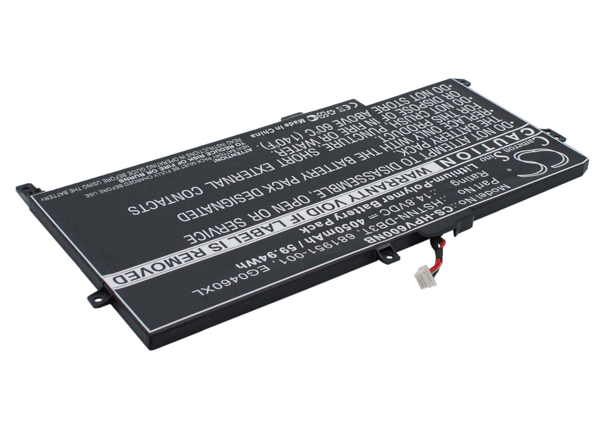 Black Battery For Hp Envy 6-1140ca , Envy Sleekbook 6z-1000, Envy Sleekbook 6-1000 14.8v, 4050mah - 59.94wh Notebook, Laptop Cameron Sino Technology Limited   