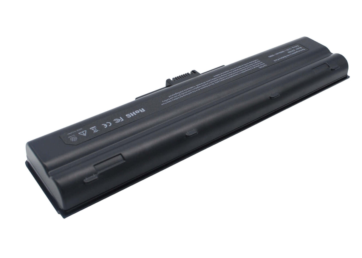 Black Battery For Hp Media Center Zd7000, Center Zd8210ca, Pavilion Zd7000 14.8v, 6600mah - 97.68wh Batteries for Electronics Cameron Sino Technology Limited (Suspended)   