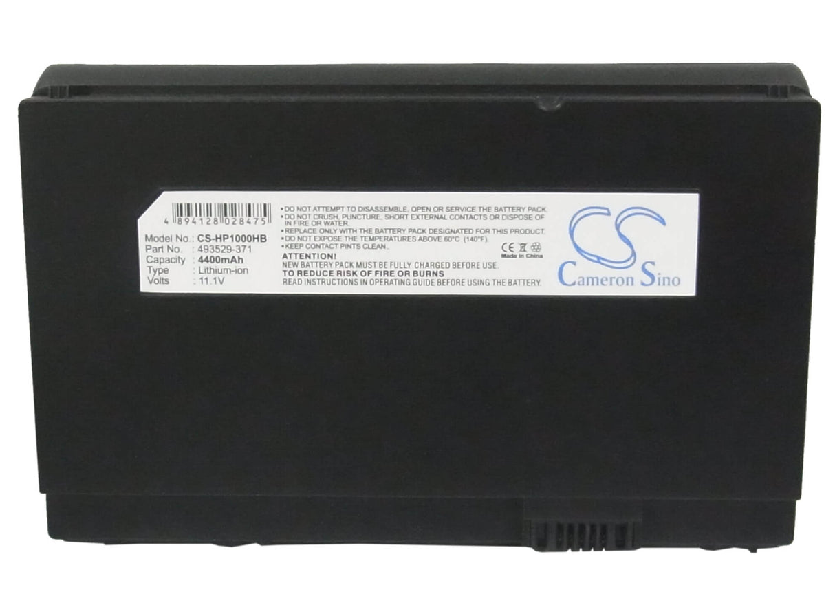 Black Battery For Hp Mini, Mini 1000, Mini 1001 11.1v, 4400mah - 48.84wh Notebook, Laptop Cameron Sino Technology Limited   