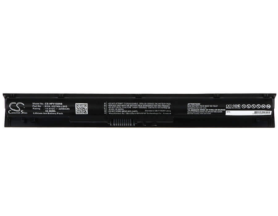 Black Battery For Hp Pavilion 15-ab, Pavilion 17-g, Pavilion 15-ab038tx 14.8v, 2200mah - 32.56wh Notebook, Laptop Cameron Sino Technology Limited   