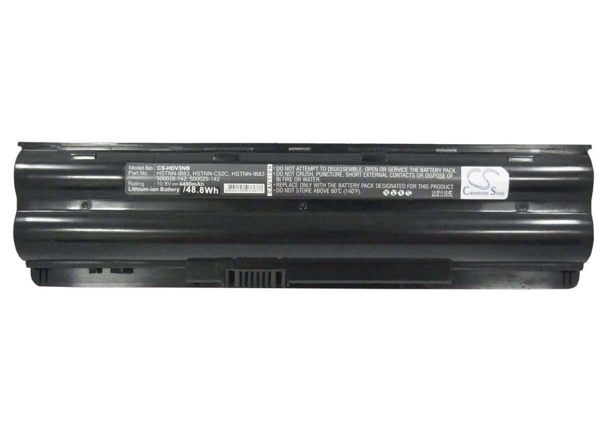 Black Battery For Hp Pavilion Dv3-1000, Pavilion Dv3-1001tx, Pavilion Dv3-1051xx 10.8v, 4400mah - 47.52wh Notebook, Laptop Cameron Sino Technology Limited   