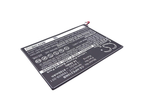 Black Battery For Hp Pavilion X2 10", Pavilion X2 10-n054sa, Pavilion X2 10-k000ng 3.8v, 9100mah - 34.58wh Notebook, Laptop Cameron Sino Technology Limited (Suspended)   