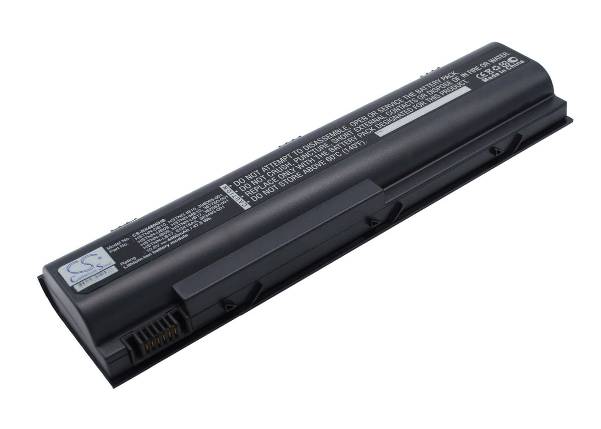 Black Battery For Hp Pavilion Ze2000-pm342av, Pavilion Dv1635la, Pavilion Ze2015ea-ps722ea 10.8v, 4400mah - 47.52wh Notebook, Laptop Cameron Sino Technology Limited   