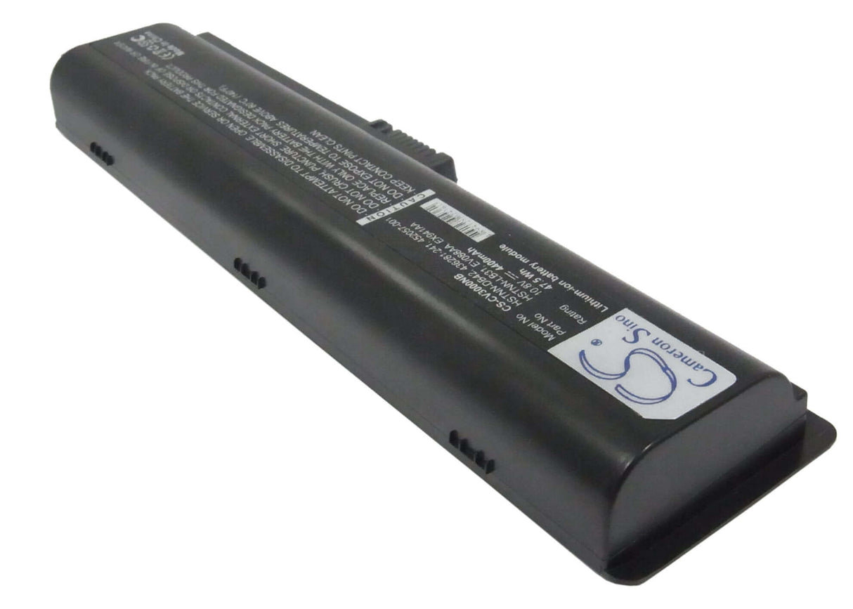 Black Battery For Hp Pavillion Dv6190, Pavillion Dv6190eu, Pavillion Dv6191eu 10.8v, 4400mah - 47.52wh Notebook, Laptop Cameron Sino Technology Limited   