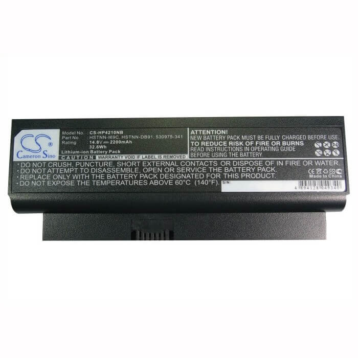 Black Battery For Hp Probook 4210s, Probook 4310s, Probook 4311 14.8v, 2200mah - 32.56wh Notebook, Laptop Cameron Sino Technology Limited   