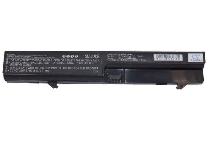 Black Battery For Hp Probook 4410s, Probook 4411s, Probook 4415s 10.8v, 6600mah - 71.28wh Notebook, Laptop Cameron Sino Technology Limited   