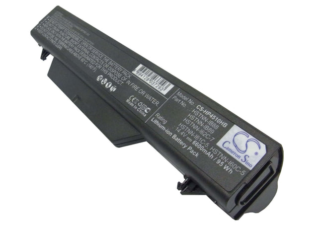 Black Battery For Hp Probook 4510s, Probook 4515s, Probook 4710s 14.4v, 6600mah - 95.04wh Notebook, Laptop Cameron Sino Technology Limited   