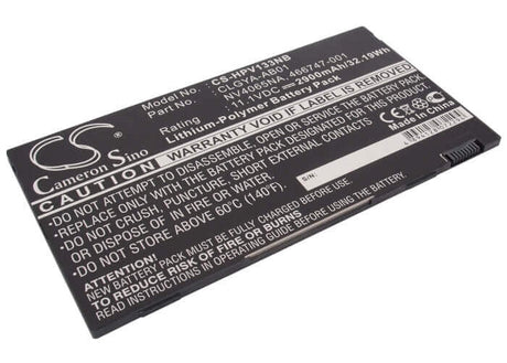 Black Battery For Hp Voodoo Envy 133, Voodoo Envy 133 Nv4015na, Voodoo Envy 133 Nv4040na 11.1v, 2900mah - 32.19wh Notebook, Laptop Cameron Sino Technology Limited (Suspended)   