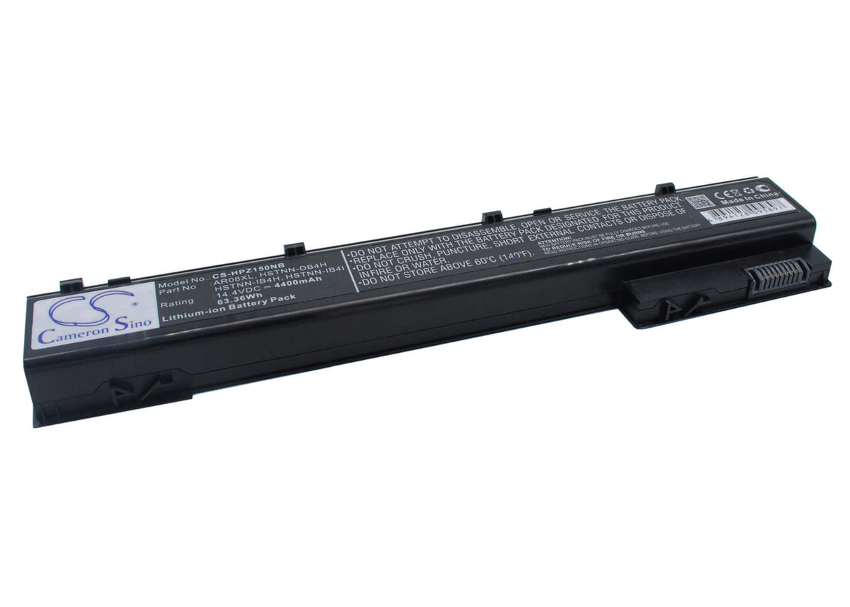 Black Battery For Hp Zbook 15, Zbook 17, Zbook 729bjc321015 14.4v, 4400mah - 63.36wh Notebook, Laptop Cameron Sino Technology Limited   