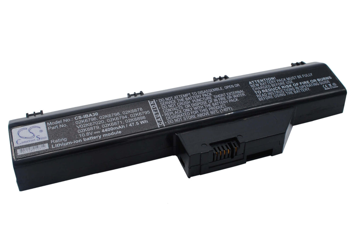 Black Battery For Ibm Thinkpad A30, Thinkpad A30p, Thinkpad A31 10.8v, 4400mah - 47.52wh Notebook, Laptop Cameron Sino Technology Limited (Suspended)   