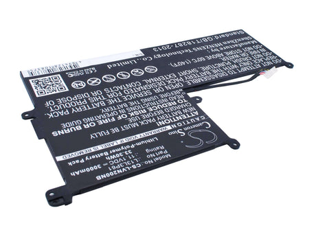 Black Battery For Lenovo Chromebook N20p, Chromebook 11.6 11.1v, 3000mah - 33.30wh Notebook, Laptop Cameron Sino Technology Limited   